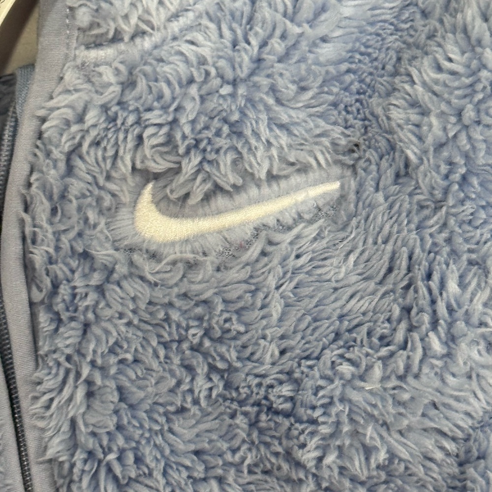 Nike Baby Blue Fleece Hooded suit - Picture 2 of 3